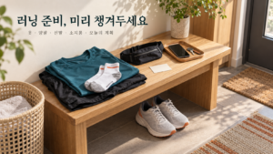 러닝 준비